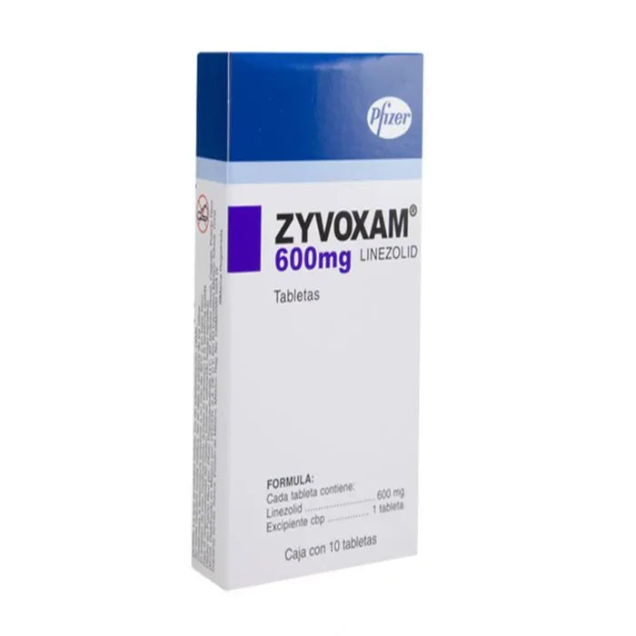 Zyvoxam Linezolid 600mg c/ 10 tab